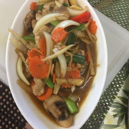 Thai Ginger Stir Fry.