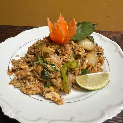 Spicy Basil Fried Rice.