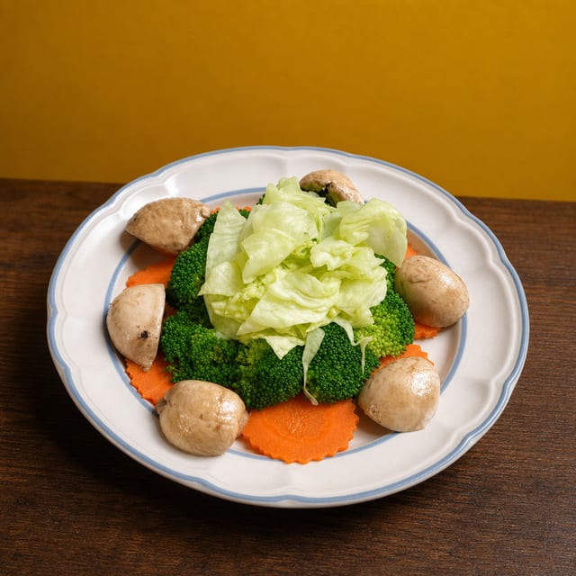 Steamed Vegetables.