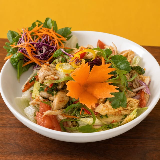 Lemongrass Chicken Salad.