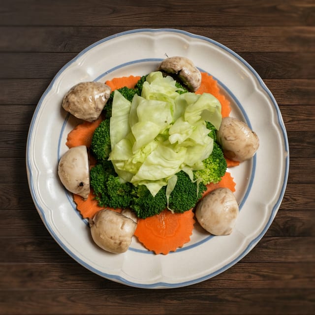 Steamed Vegetables.