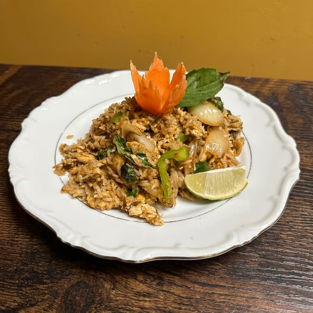 Spicy Basil Fried Rice.