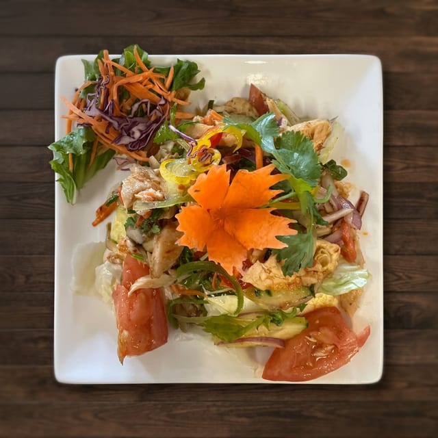Lemongrass Chicken Salad.